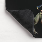 4. Juli Merica George Washington Riding A Dino Mousepad (Ecke)