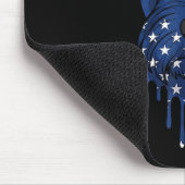 4. Juli Miniature Schnauzer Hund AAAmerican Mousepad (Ecke)