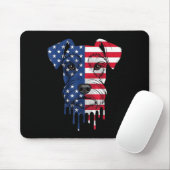 4. Juli Miniature Schnauzer Hund AAAmerican Mousepad (Mit Mouse)