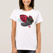 4. Juli Minuteman Ladybug T - Shirt (Vorderseite)