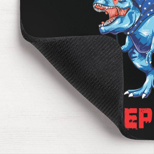 4. Juli Mister Independent USA Flag Patriotic Boy Mousepad (Ecke)