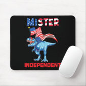 4. Juli Mister Independent USA Flag Patriotic Boy Mousepad (Mit Mouse)