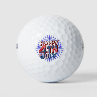 4. Juli mit Patriotic USA Designs feiern Golfball
