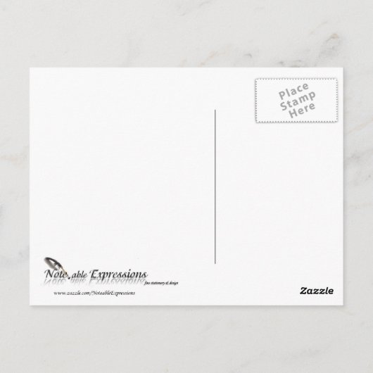 4. Juli Moderne US Flagge Forever Flag Postkarte (Rückseite)