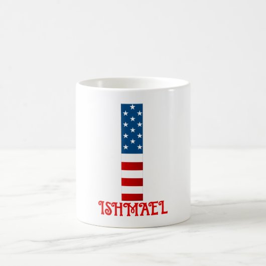 4. Juli Monogramm Personalisierte Kaffee-Tasse Kaffeetasse (Mittel)