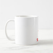 4. Juli Monogramm Personalisierte Kaffee-Tasse Kaffeetasse (Links)