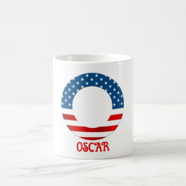 4. Juli Monogramm Personalisierte Kaffee-Tasse Kaffeetasse