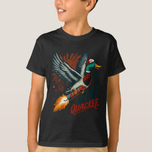 4. Juli-Moschuserpel-Feuerquacker-Patriotisch Fou T-Shirt