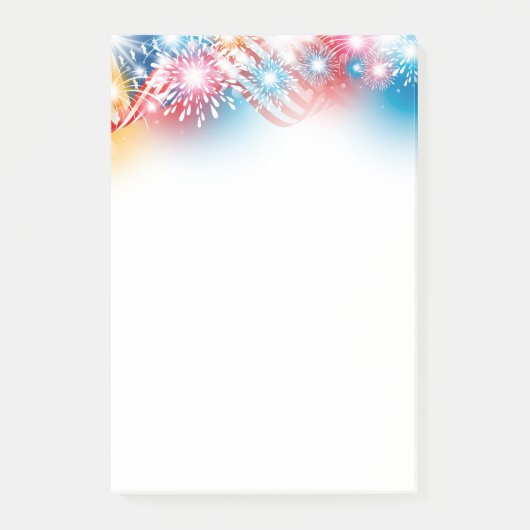 4. Juli Nachhinweise Post-it Klebezettel (Vorderseite)