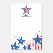 4. Juli Nachhinweise Post-it Klebezettel (Vorderseite)