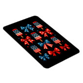 4. Juli Niedlich Popsicle Coquette Bow Patriotic Magnet (Rechte Seite)
