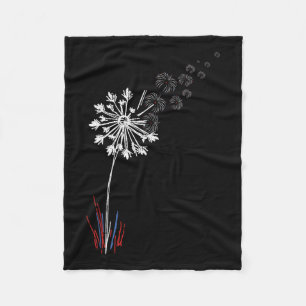4. Juli Niedliche Blume American Patriotic 1 Fleecedecke