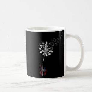 4. Juli Niedliche Blume American Patriotic 1 Kaffeetasse