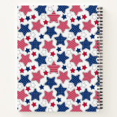 4. Juli Notebook Notizblock (Rückseite)