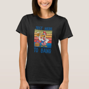 4. Juli, nur hier, um die amerikanische Flagge zu  T-Shirt