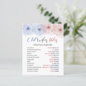 4. Juli Old Wifes Tales Spiel. (Stehend Vorderseite)