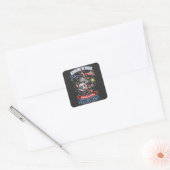 4. Juli Opossum Hängend Sticker (Umschlag)