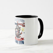 4. Juli-Opossum-Hängetasse Tasse (VorderseiteRechts)
