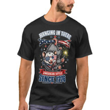 4. Juli Opossum Hängt-dran T-Shirt