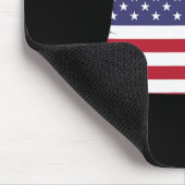 4. Juli Oregon Staat American Flag Party Mousepad (Ecke)