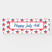 4. Juli Outdoorbanner Banner (Horizontal)