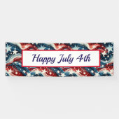 4. Juli Outdoorbanner Banner (Horizontal)
