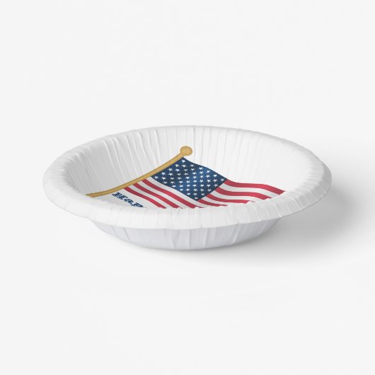 4. Juli Pappteller (Gewinkelt)