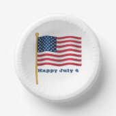 4. Juli Pappteller (Vorderseite)