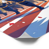 4. Juli Parade Celebration Poster Download (Ecke)