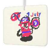4. Juli-Party Autolufterfrischer (Links)