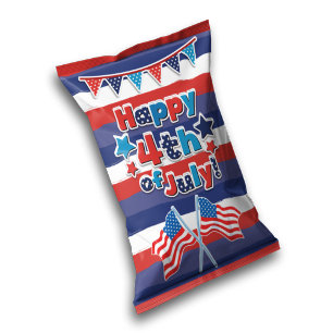 4. Juli Party Chip Bag Wrappers Favoriten Notizblock