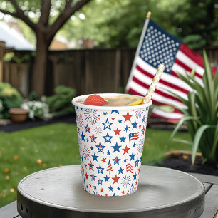 4. Juli Party Cups Pappbecher