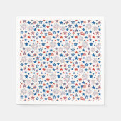 4. Juli Party Cups Serviette (Vorderseite)