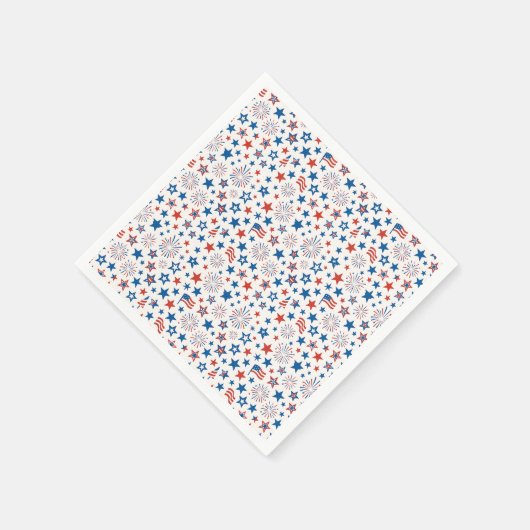 4. Juli Party Cups Serviette (Ecke)