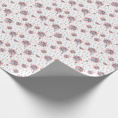 4. Juli Party Dekorationen Feuerwerke Geschenkpapier (Ecke)