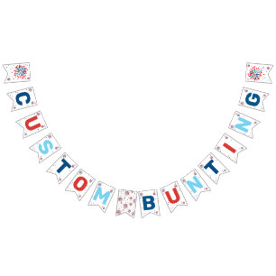 4. Juli Party Dekorationen Geburtstag Custom Wimpelkette