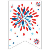4. Juli Party Dekorationen Geburtstag Custom Wimpelkette (Erste Fahne)