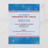 4. Juli Party-Explosions-Party