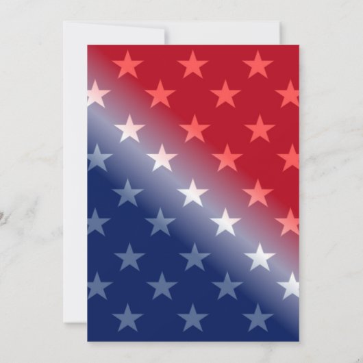 4. Juli Party Farbenfrohe Feuerwerke Einladung (Rückseite)