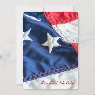 4. Juli Party-Flagge Einladung