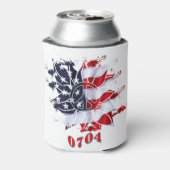 4. Juli Party Friedens-Blume Dosenkühler (Kanne Rückseite)