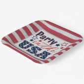 4. Juli Party in den USA Pappteller (Gewinkelt)