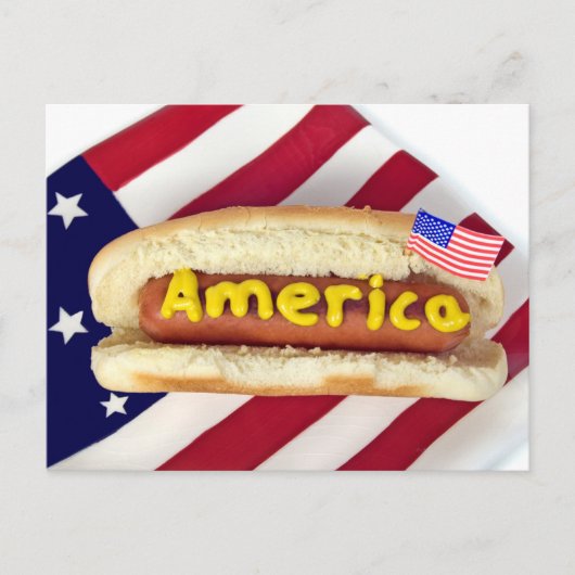 4. Juli Party laden Einladungspostkarte (Vorderseite)