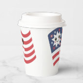 4. Juli Party Pappbecher (Rechts)