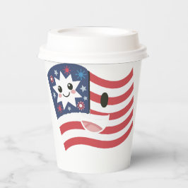 4. Juli Party Pappbecher