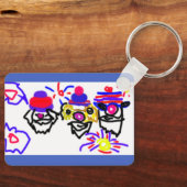 4. Juli-Party Schlüsselanhänger (Vorderseite)