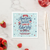 4. Juli-Party Serviette (Beispiel)