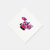 4. Juli-Party Serviette (Ecke)