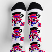 4. Juli-Party Socken (Oben)