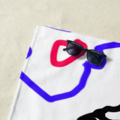 4. Juli-Party Strandtuch (Beispiel)